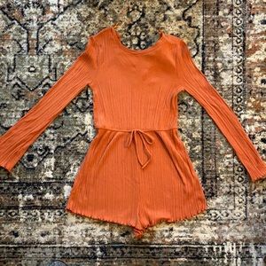 Long sleeve romper